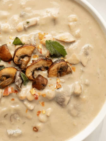 White Bean Mushroom Stew Recipe