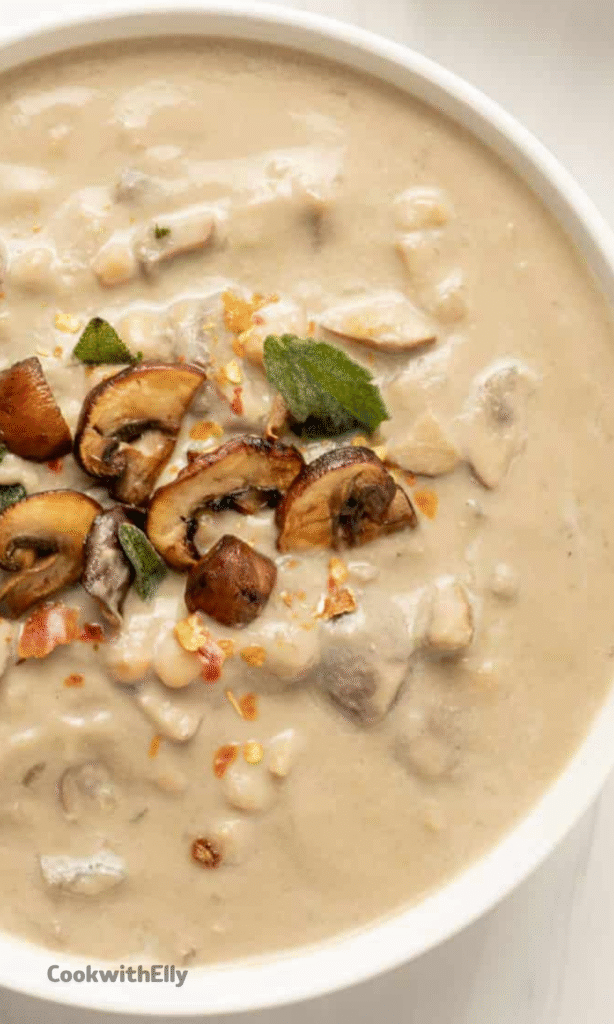White Bean Mushroom Stew Recipe