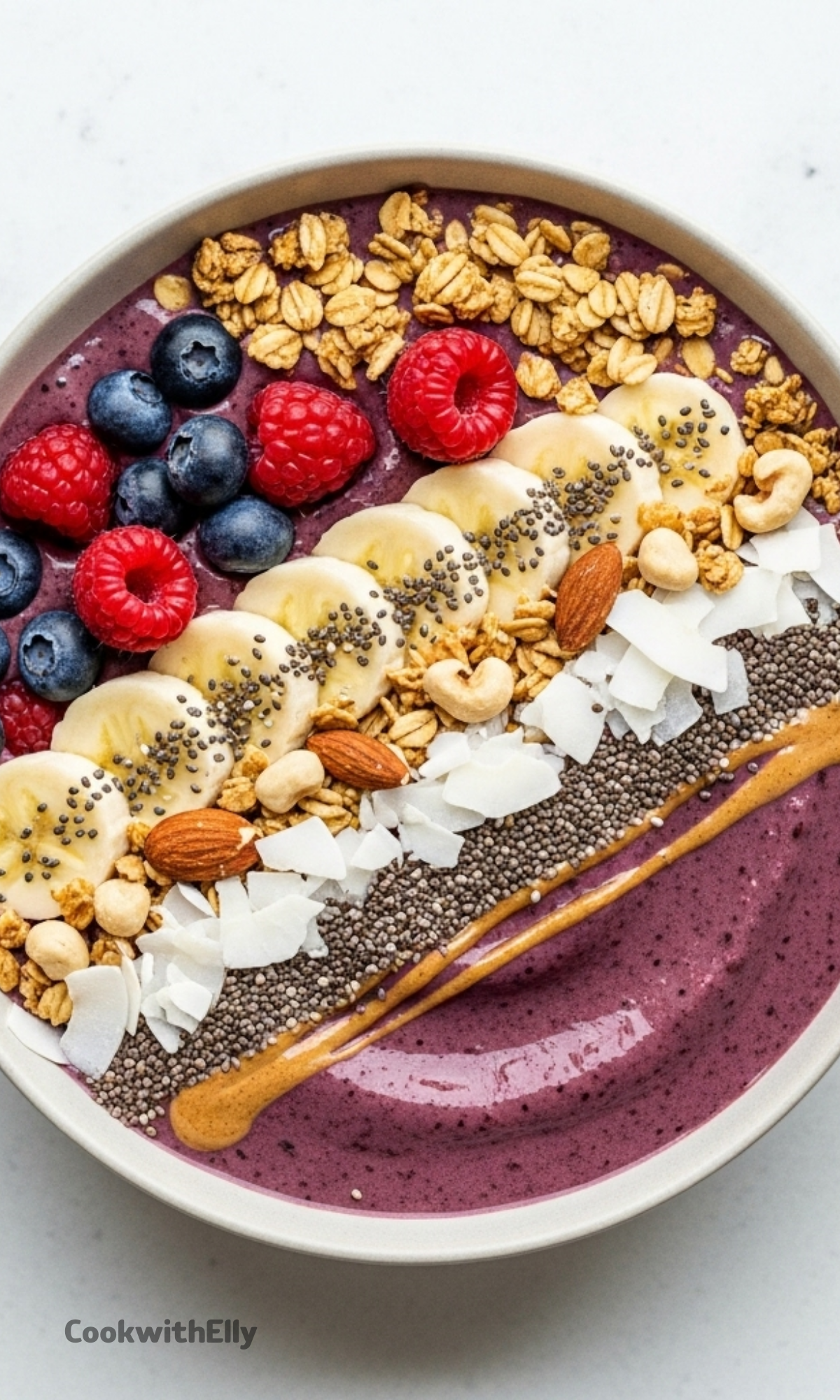 Acai Bowl Recipe - cookwithelly.com