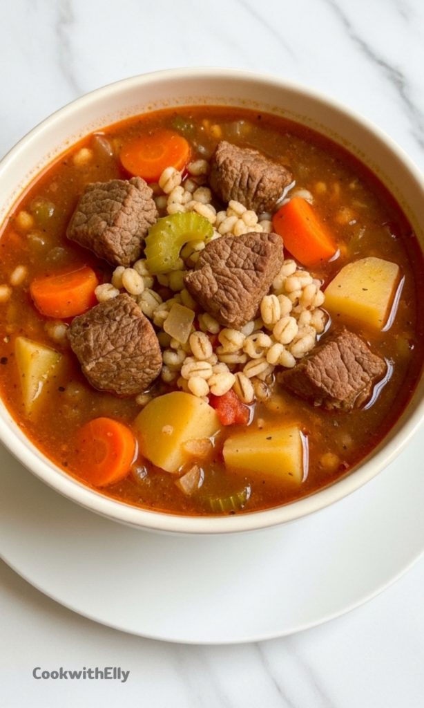 Beef Barley Soup Recipe