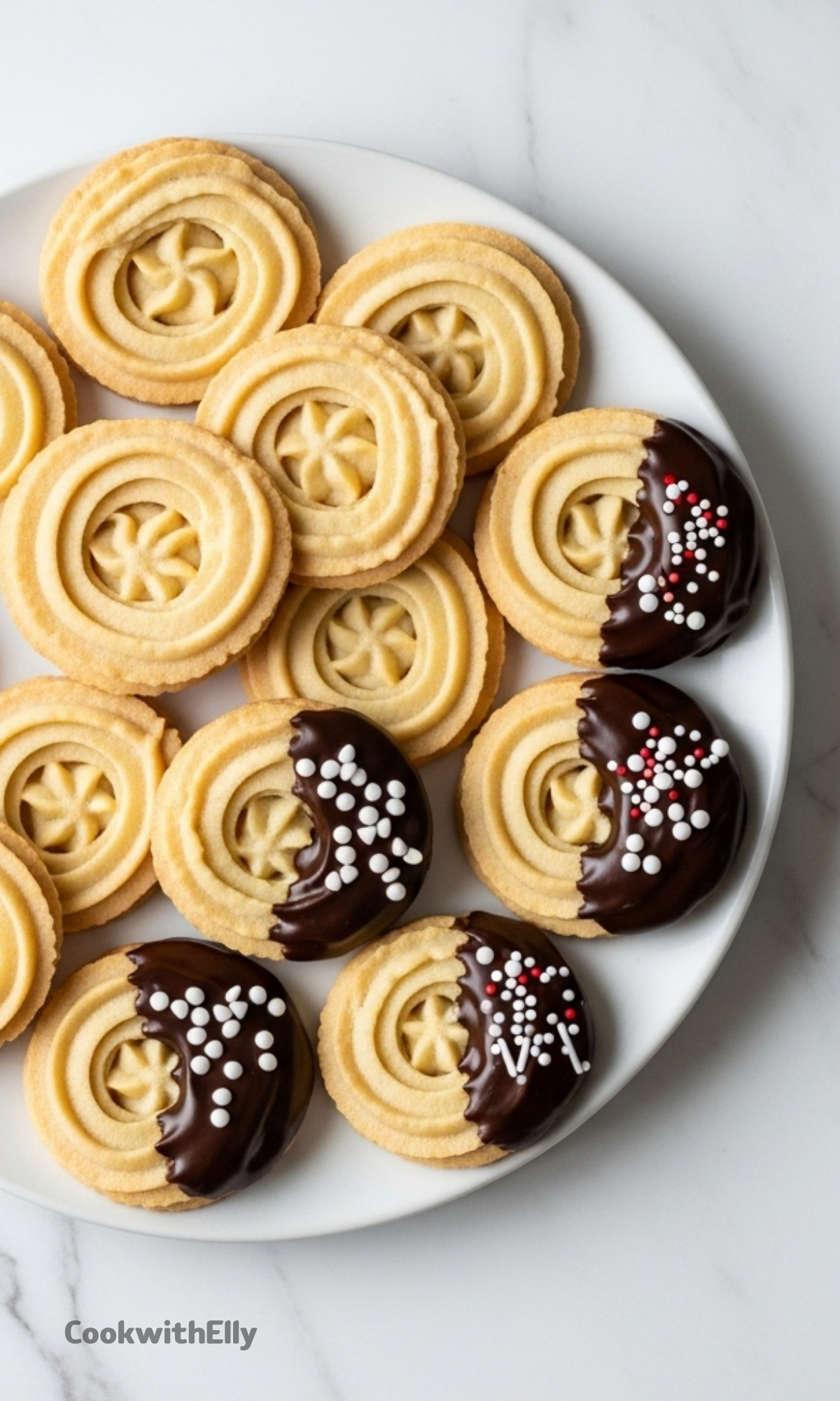 Butter Cookies Recipe - cookwithelly.com
