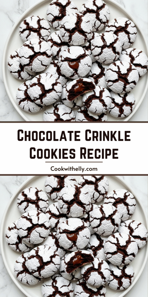 Chocolate Crinkle Cookies Recipe