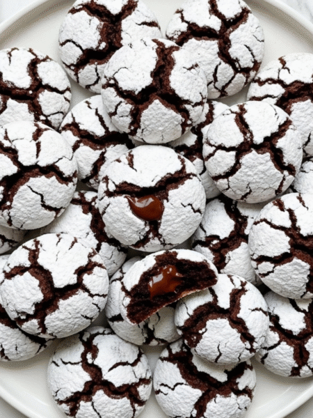 Chocolate Crinkle Cookies Recipe