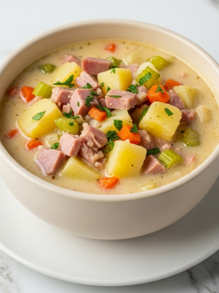 Creamy Ham and Potato Soup Recipe