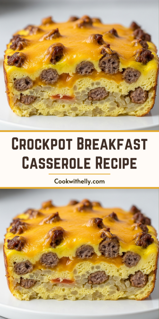 Crockpot Breakfast Casserole Recipe