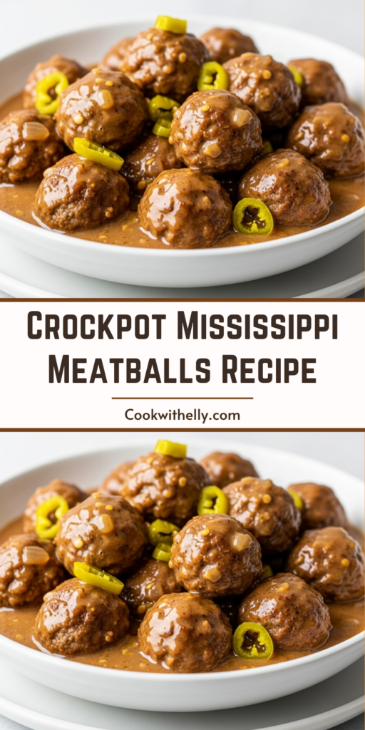 Crockpot Mississippi Meatballs Recipe