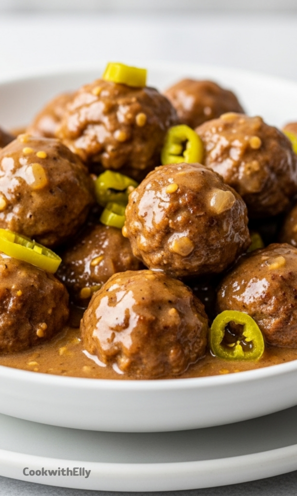 Crockpot Mississippi Meatballs Recipe