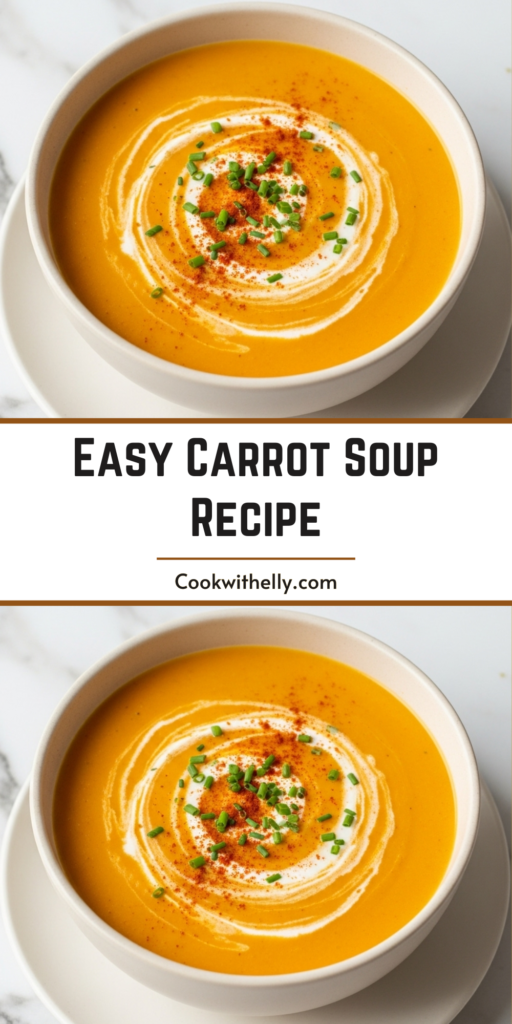 Easy Carrot Soup Recipe