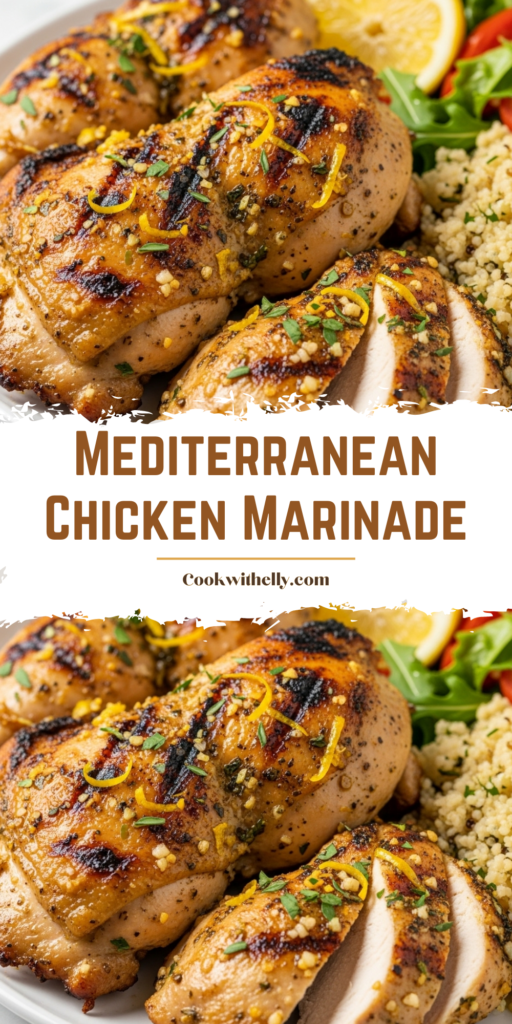 Mediterranean Chicken Marinade Recipe