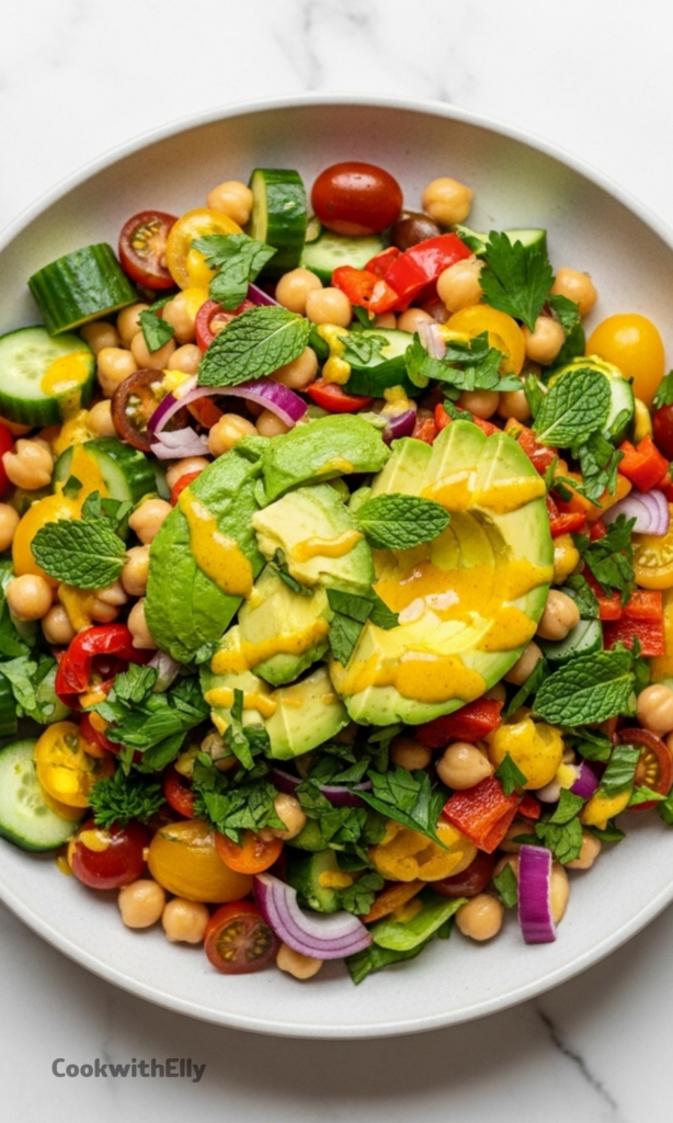 Mediterranean Chickpea Salad Recipe