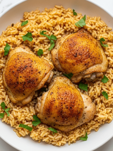 One Pot Chicken and Rice Recipe