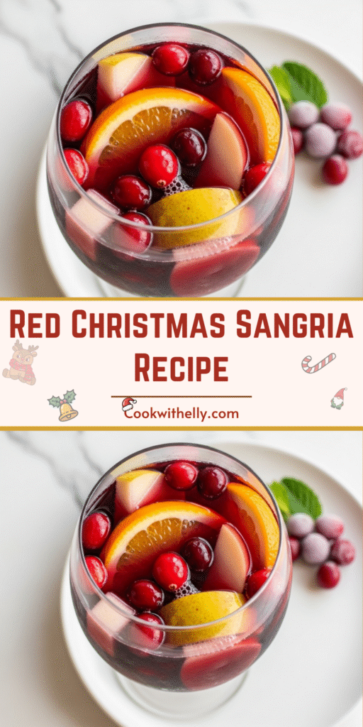Red Christmas Sangria Recipe