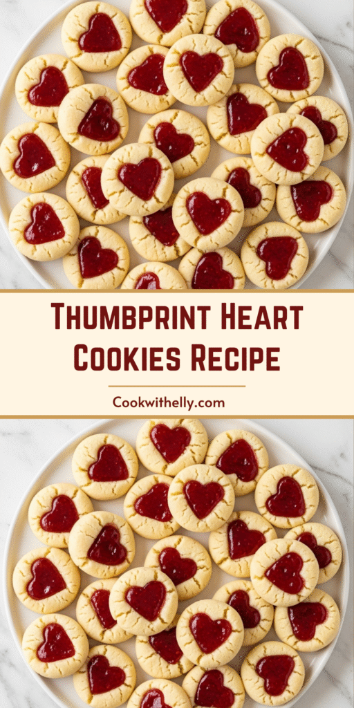 Thumbprint Heart Cookies Recipe