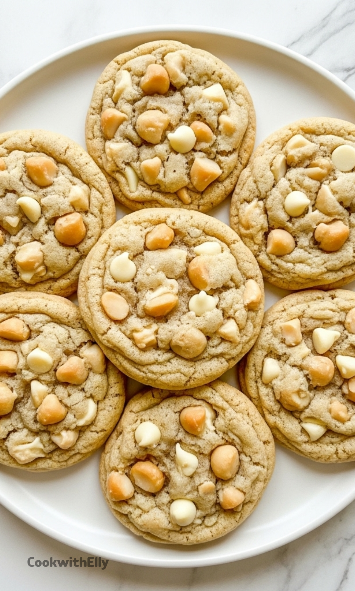White Chocolate Macadamia Nut Cookies - cookwithelly.com