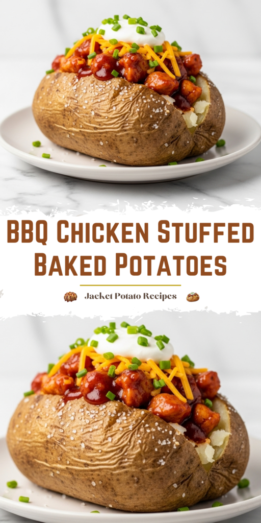 BBQ Chicken Stuffed Baked Potatoes Recipe