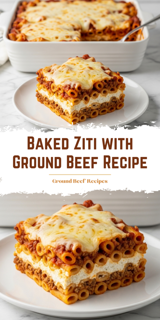 Baked Ziti with Ground Beef Recipe
