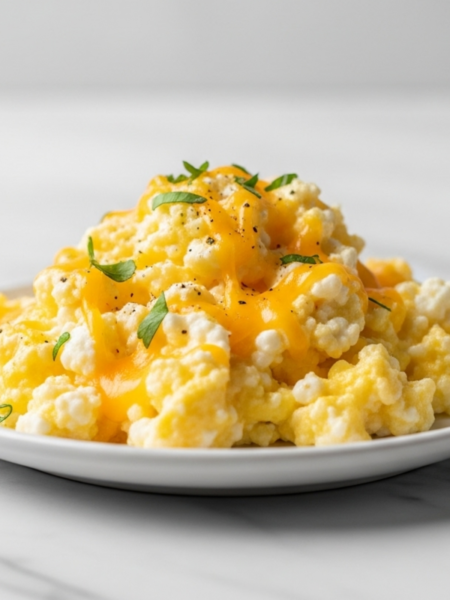 Cheesy Cottage Cheese Eggs Recipe (in 5 Minutes!)