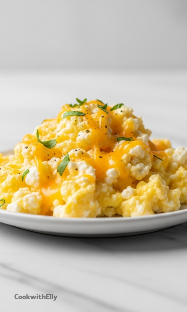 Cheesy Cottage Cheese Eggs Recipe (in 5 Minutes!)