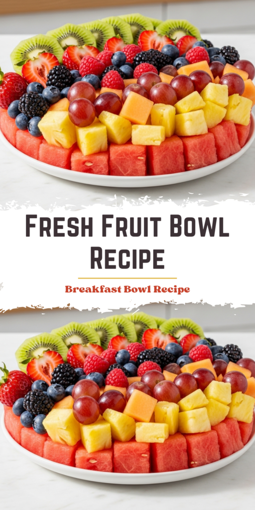 Fresh Fruit Bowl Recipe