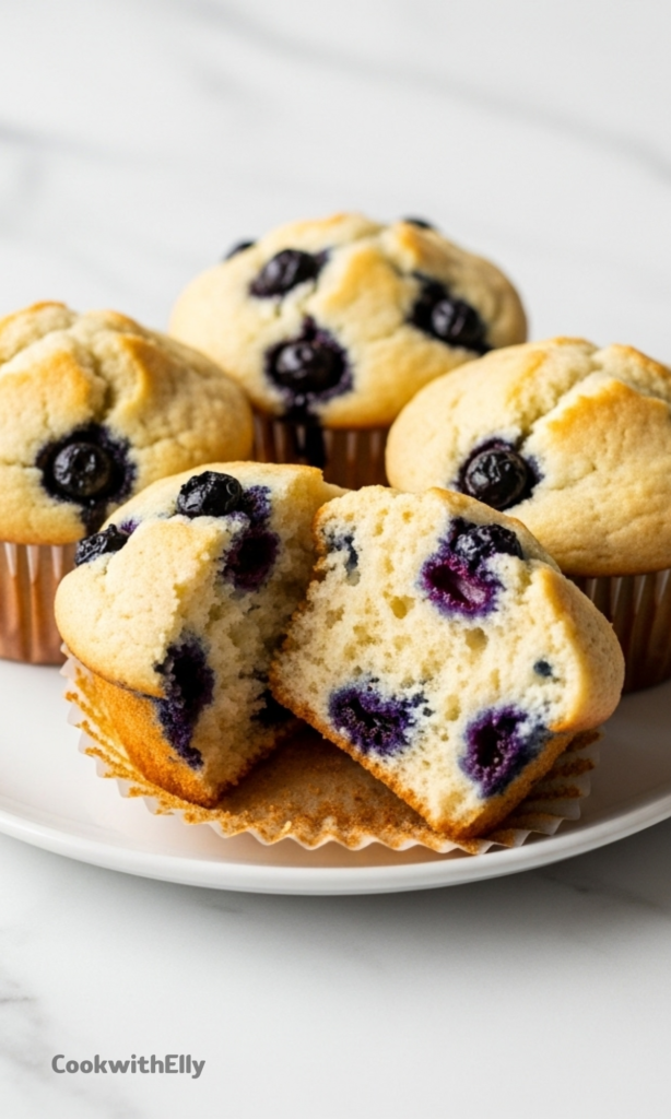 Greek Yogurt Blueberry Muffins Recipe