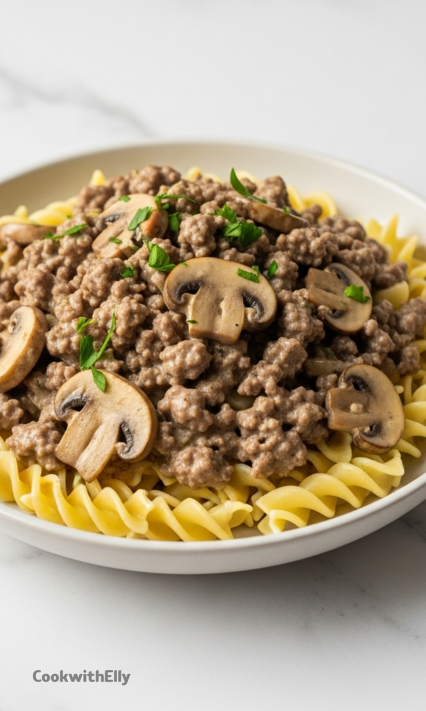 Ground Beef Stroganoff Recipe