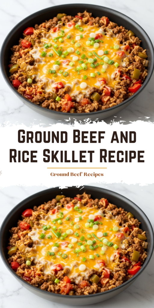 Ground Beef and Rice Skillet Recipe