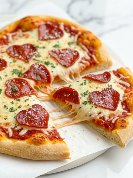 Heart Shaped Pizza Recipe