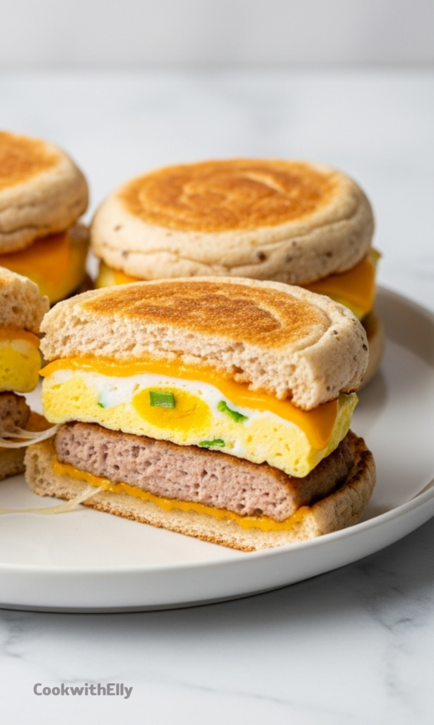 High Protein Breakfast Sandwiches Recipe