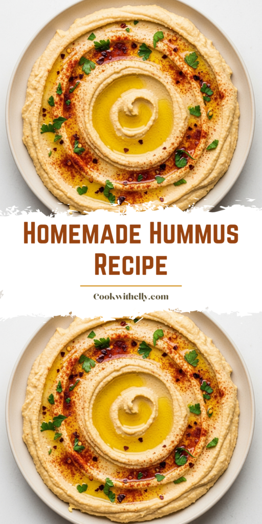 Homemade Hummus Recipe