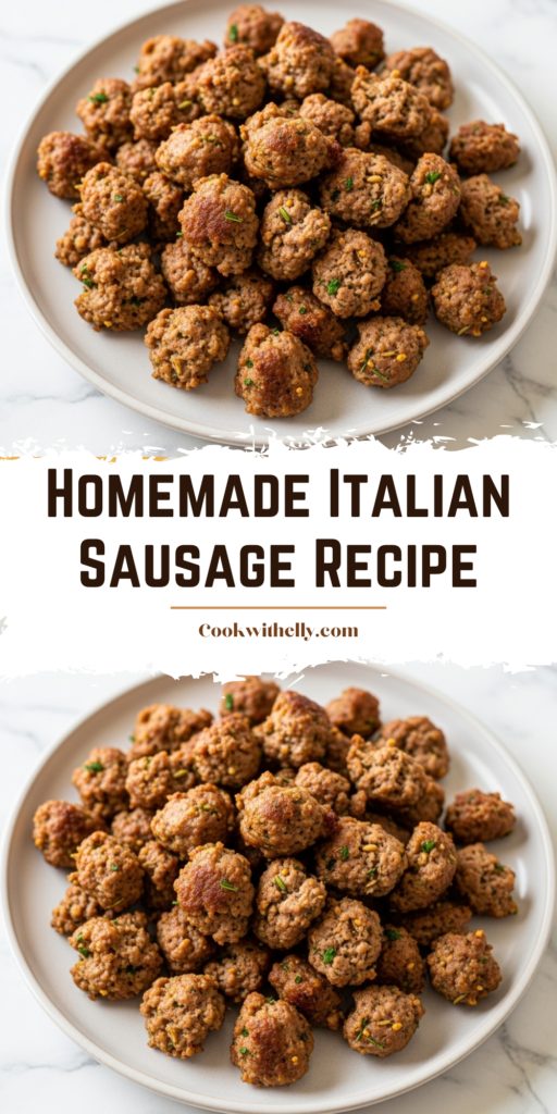 Homemade Italian Sausage Recipe