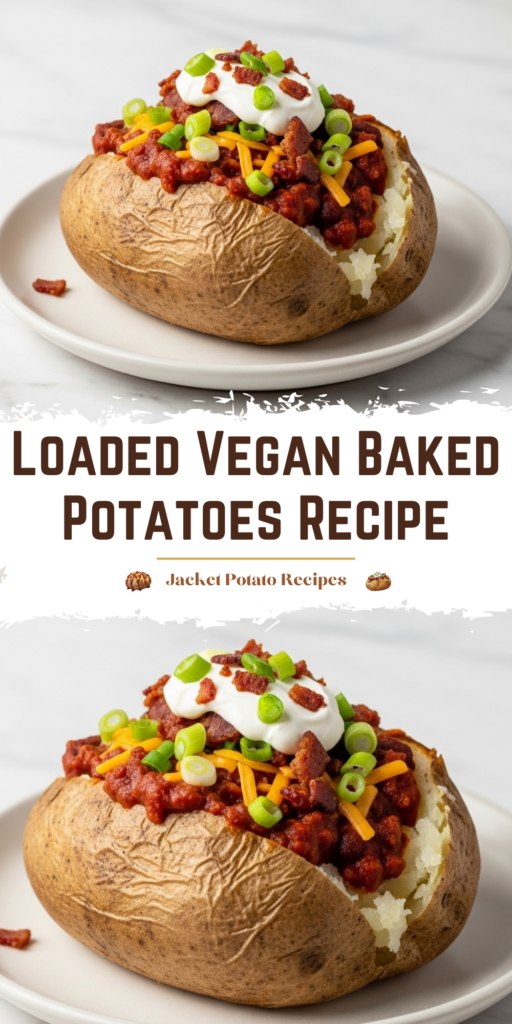 Loaded Vegan Baked Potatoes Recipe