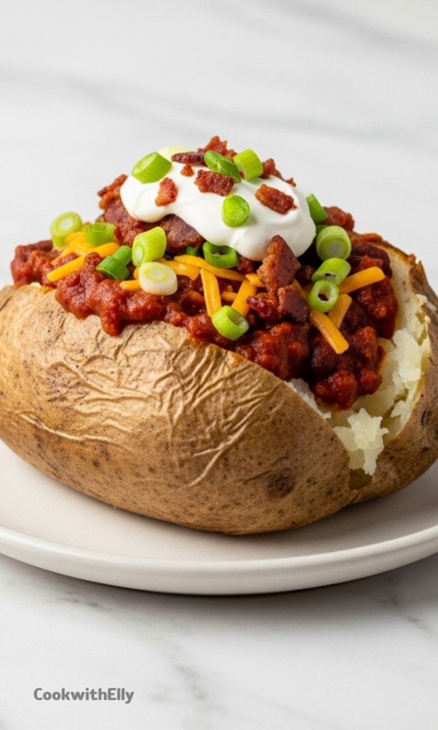 Loaded Vegan Baked Potatoes Recipe