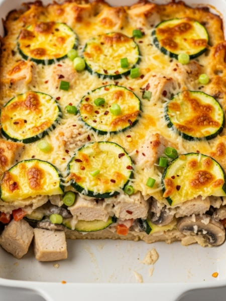 Low Carb Chicken Zucchini Bake Recipe