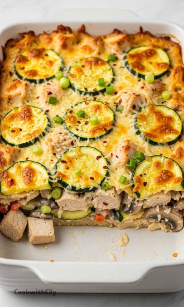 Low Carb Chicken Zucchini Bake Recipe