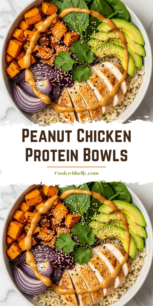 Peanut Chicken Protein Bowls Recipe