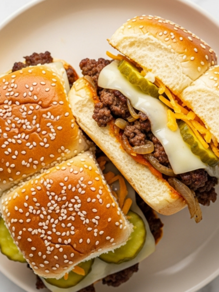 Philly Cheesesteak Sliders Recipe