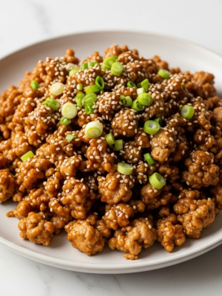 Sesame Ground Chicken Recipe