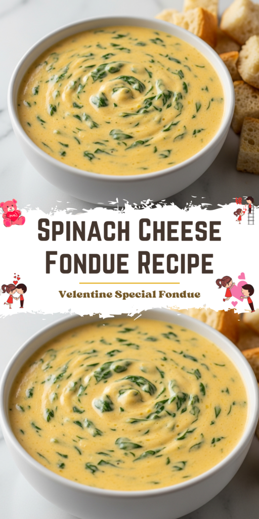 Spinach Cheese Fondue Recipe