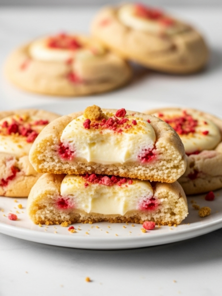 Strawberry Cheesecake Cookies Recipe