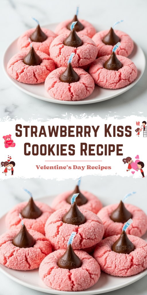 Strawberry Kiss Cookies Recipe