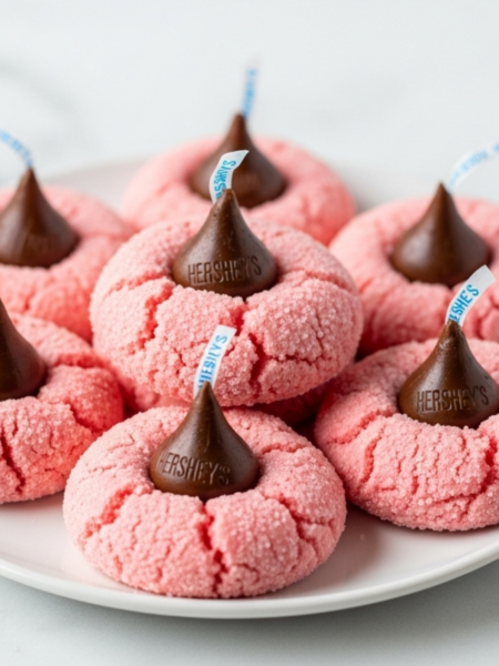 Strawberry Kiss Cookies Recipe