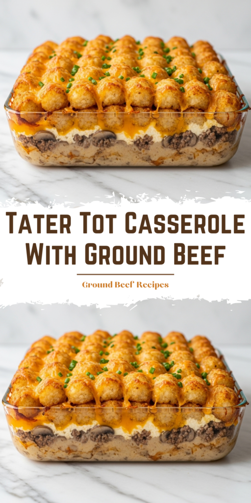 Tater Tot Casserole With Ground Beef Recipe