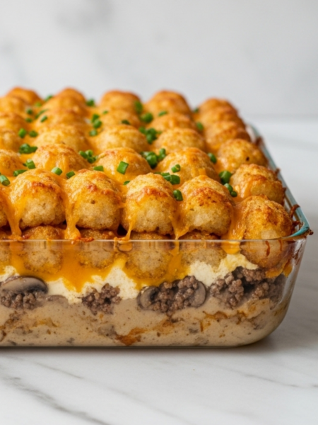 Tater Tot Casserole With Ground Beef Recipe