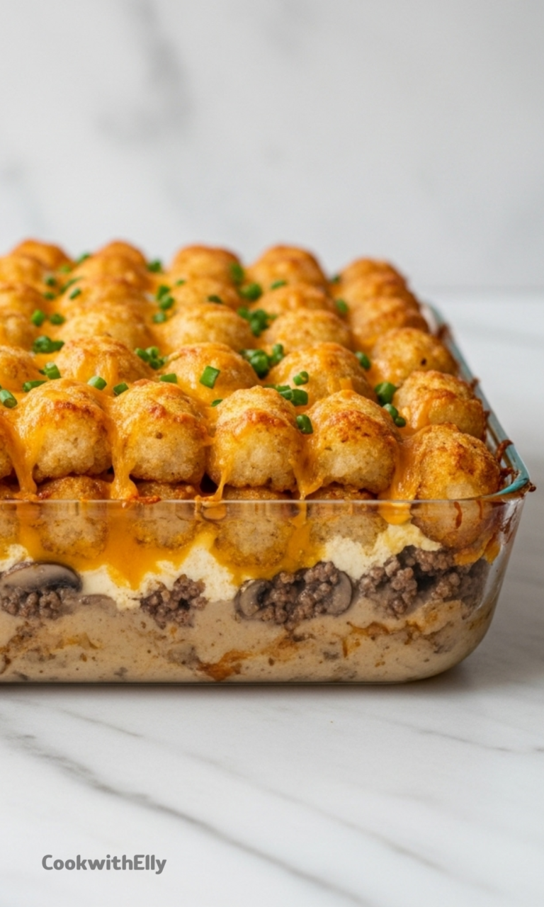 Tater Tot Casserole With Ground Beef Recipe
