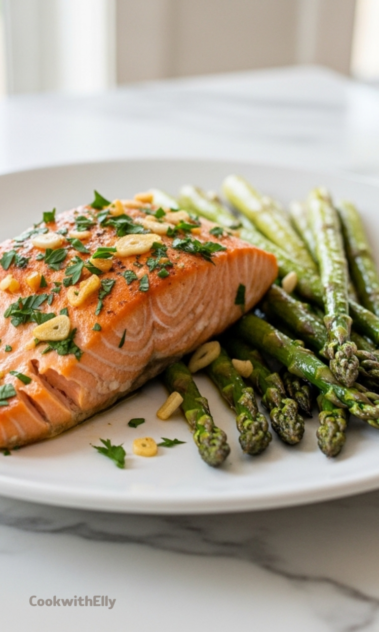 Baked Salmon and Asparagus Recipe