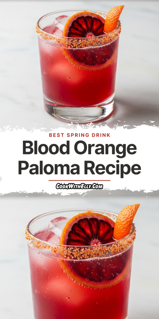 Blood Orange Paloma Recipe