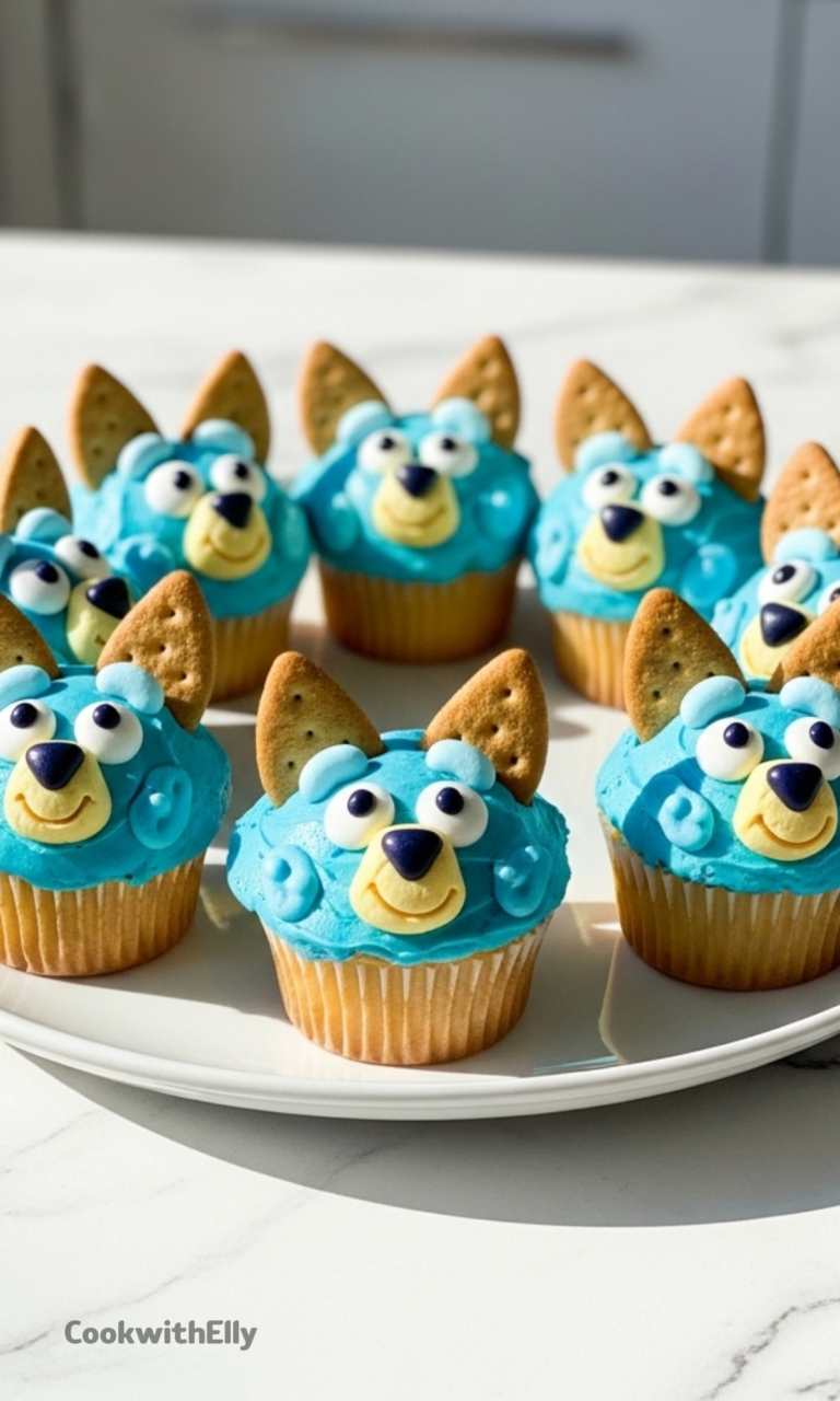 Bluey Cupcakes Recipe