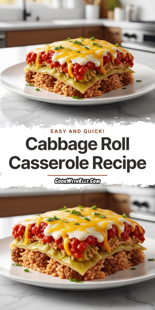 Cabbage Roll Casserole Recipe