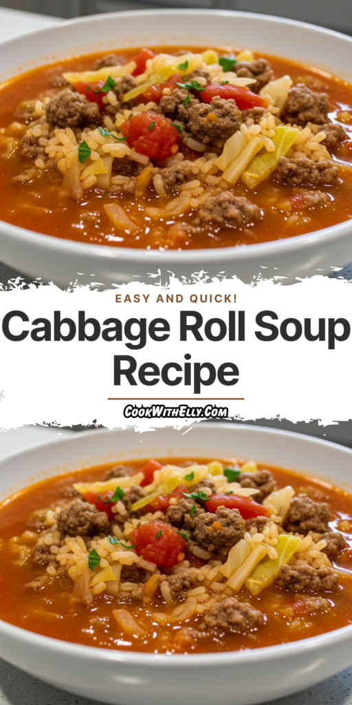 Cabbage Roll Soup Recipe