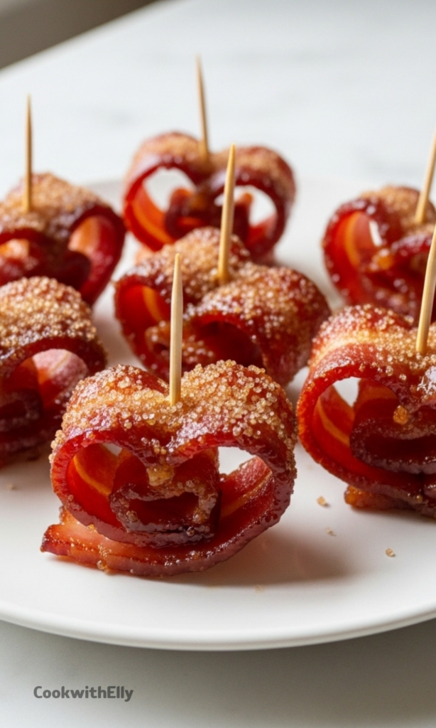 Candy Bacon Hearts Recipe